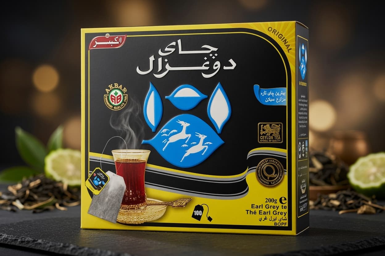 ۳۰- چای ارل گری کیسه‌ای سیلان