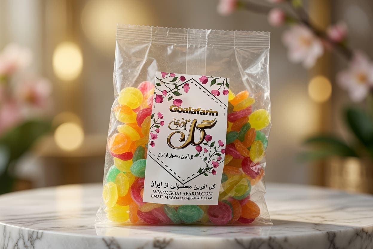 ۲۵- آب‌نبات رنگی