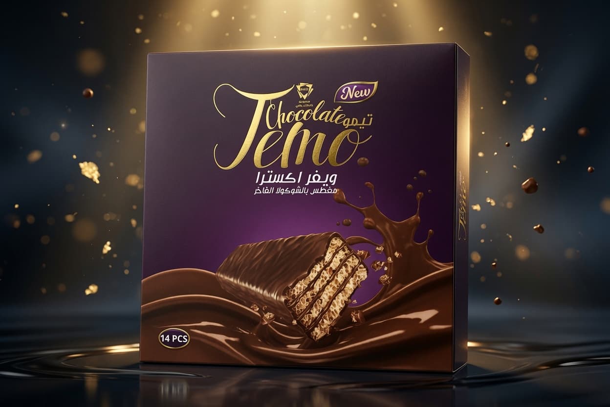 ۴۸- ویفر با روکش شکلات