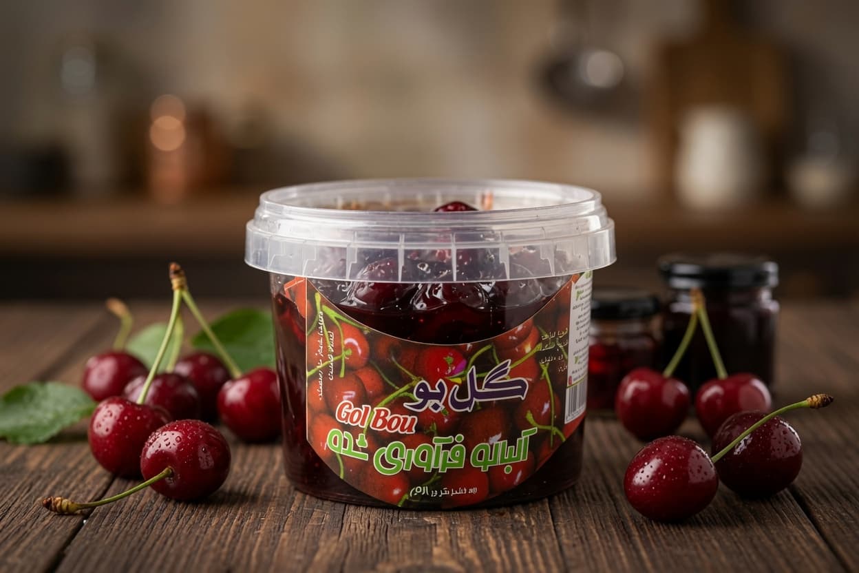 ۵۵- آلبالو فرآوری‌شده