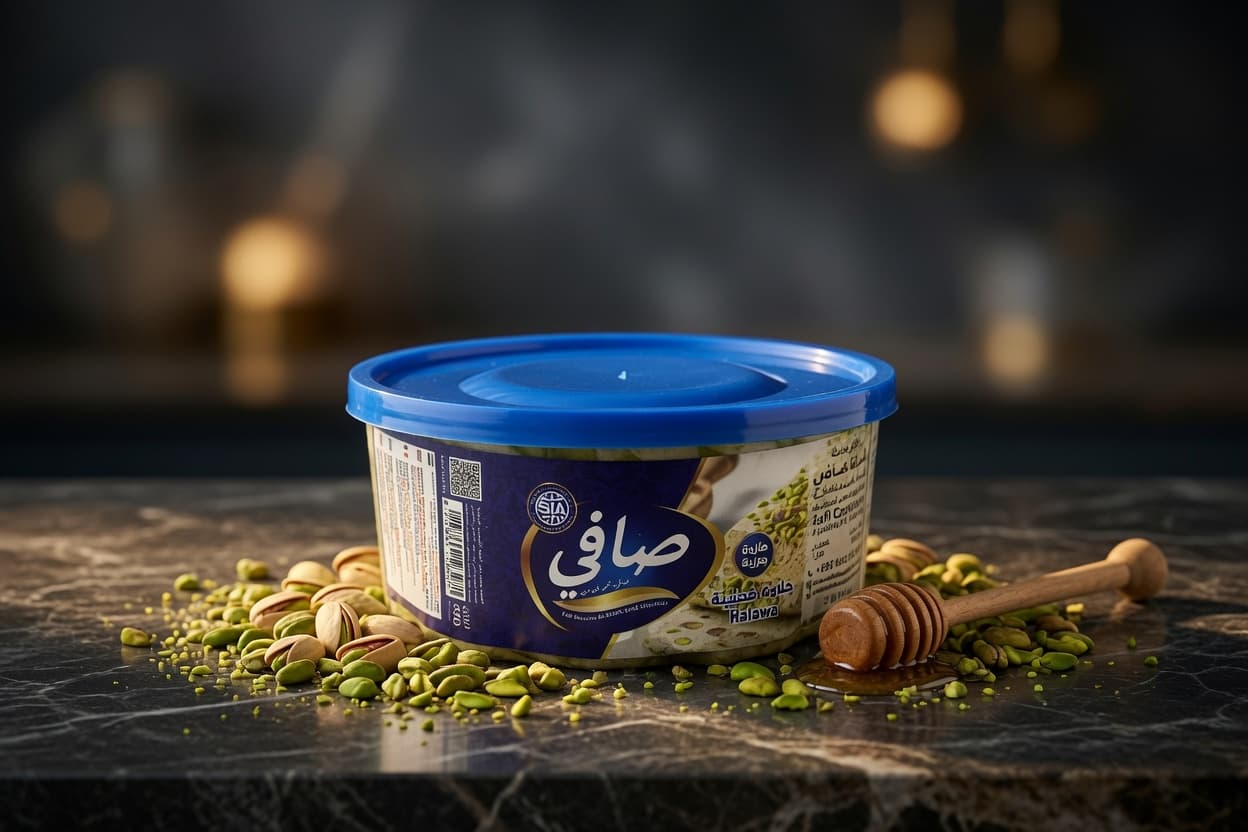 ۴۸۸- حلواه طحینیه با پسته